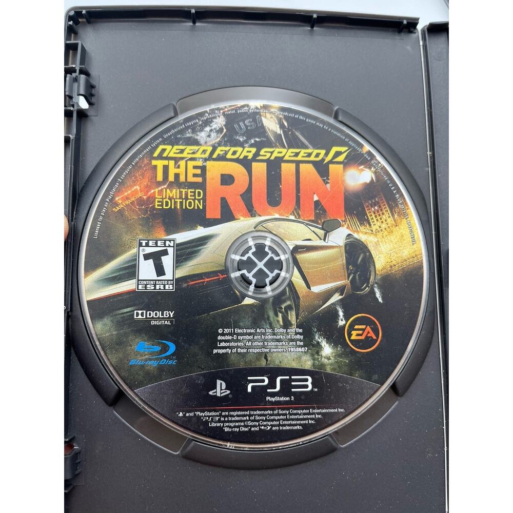 Need for Speed: The Run Limited Edition (Sony PlayStation 3, PS3 2011) Disc Only